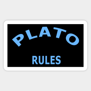 Plato Rules Magnet